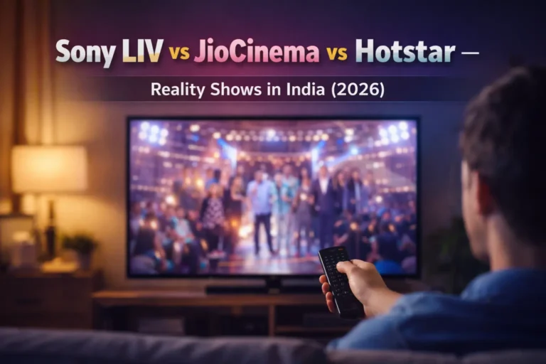 Sony LIV vs JioCinema vs Hotstar – Reality Shows Streaming Comparison in India (2026)