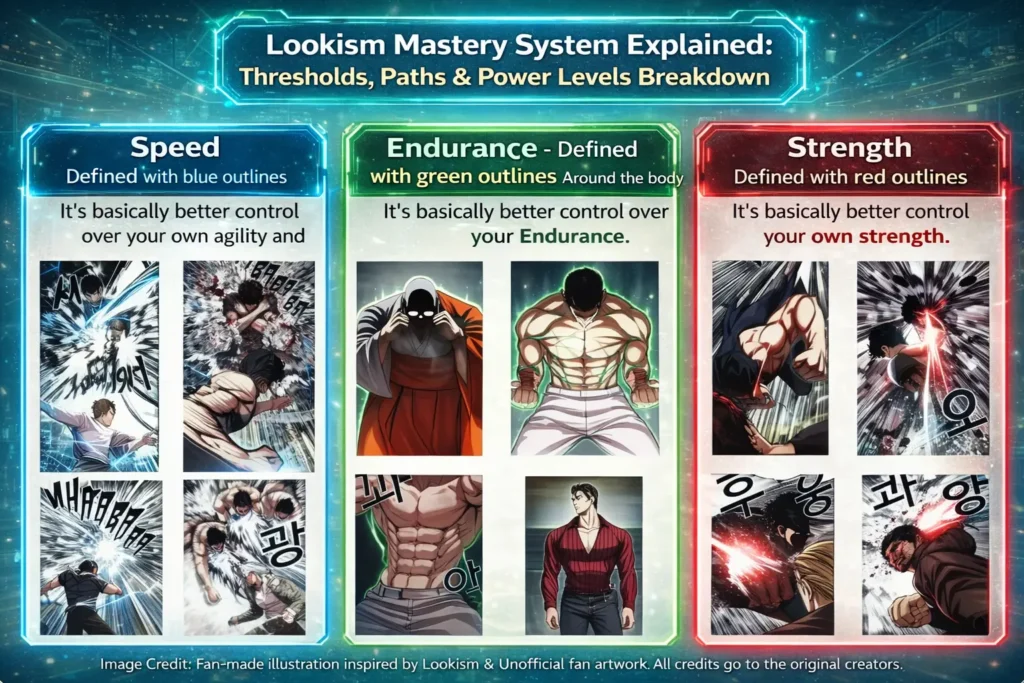 Lookism Mastery System Explained – Thresholds, Paths and Power Levels Breakdown
