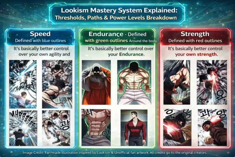 Lookism Mastery System Explained – Thresholds, Paths and Power Levels Breakdown
