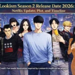 Lookism Season 2 release date 2026 Netflix update poster featuring main characters from the Lookism webtoon in a city background
